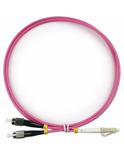 Шнур оптический duplex LC-FC 50/125 mm OM4 1,5м LSZH Cabeus FOP-50-OM4-LC-FC-1,5m в Махачкале Патч-корды оптические Pintop.ru