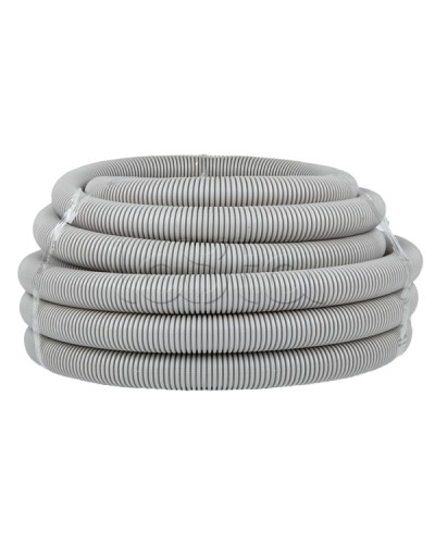 Труба гофр. ПВХ с протяжкой d40 мм (15 м) серая EKF-Plast (tg-z-40) в Махачкале Труба гофрированная Pintop.ru