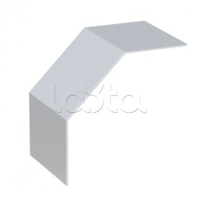 Крышка на угол 90 градусов вертикальный внешний лестничный усиленная 100x400 мм (2 мм) EKF (kvoltp90100400-2)