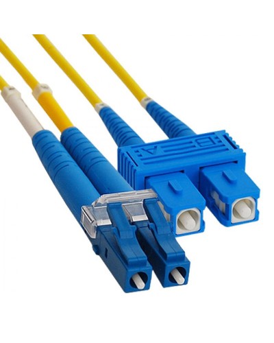 Патч-корд оптический переходной (SM), 9/125 (OS2), LC/UPC-SC/UPC, (Duplex), LSZH, 2м REXANT 50-2410 в Махачкале Патч-корды оптические Pintop.ru