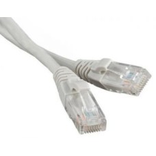 Патч-корд RJ45 - RJ45, 4 пары, UTP, категория 5е, 3 м, серый, LSZH LANMASTER LAN-PC45/U5E-3.0-GY