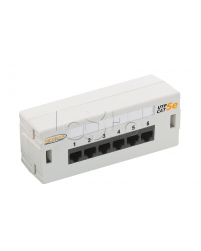 Патч-панель 19, 6xRJ45NIKOMAX (NMC-WP06UD2-GY) в Махачкале Патч панель Pintop.ru