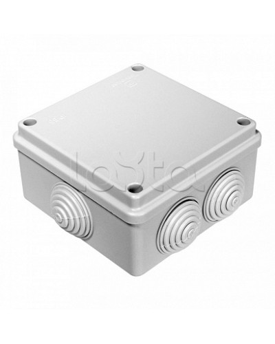 Коробка распределительная для о/п безгалогенная атмосферостойкая (HF) 100х100х50 (60шт/кор) Промрукав 40-0305 в Махачкале Распределительные коробки Pintop.ru