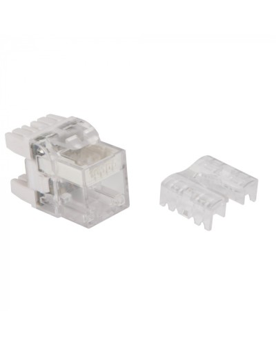 Модуль Keystone, RJ45, кат.6, UTP, 180 градусов, с индикатором, белый LANMASTER LAN-OKi45U6/180 в Махачкале Коннекторы Pintop.ru
