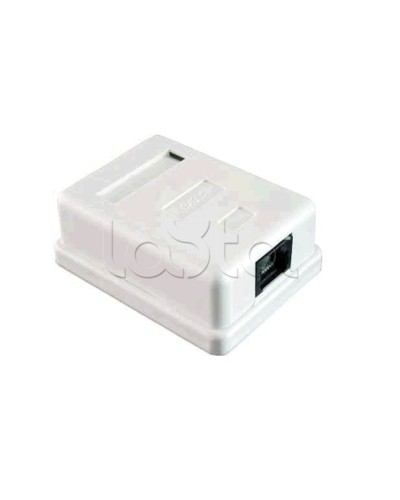 Розетка компьютерная 1xRJ-45 CAT5e экран (10шт/уп) REXANT 03-0122 в Махачкале Коннекторы Pintop.ru