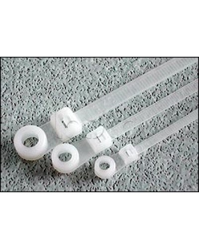 Хомут-стяжка нейлоновый 200x4,8 с отверстием под винт Hyperline GTM-200STC (100 шт/уп.) в Махачкале Стяжки-хомуты Pintop.ru