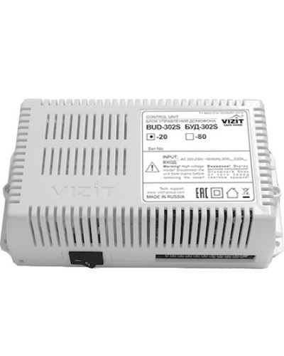 Блок управления и питания Vizit БУД-302S-20 в Махачкале Блоки управления многоабонентные Pintop.ru