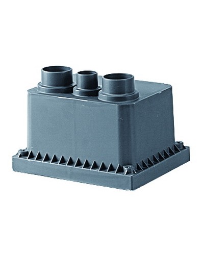 Колодец переходной смотровой 225x175x145 с крышкой для двустенных труб DKC (025001) в Махачкале Повороты, муфты, тройники Pintop.ru