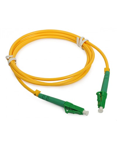 Шнур оптический simplex LC/APC-LC/APC 9/125 SM 1 м LSZH Cabeus FOP(s)-9-LC/APC-LC/APC-1M в Махачкале Патч-корды оптические Pintop.ru