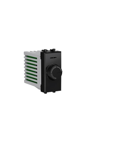 Диммер поворотный Черный квадрат, Avanti, 16A, 1 мод. DKC 4402131 в Махачкале Аксессуары для стоек и шкафов Pintop.ru