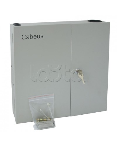 Бокс оптический настенный 19 на 16 SC/2xLC портов Cabeus FO-WL-16SC-K в Махачкале Кросс оптический Pintop.ru