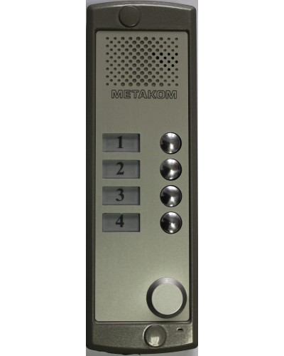 Блок вызова домофона Метаком MK4-K-RF в Махачкале Блоки вызова многоабонентные Pintop.ru