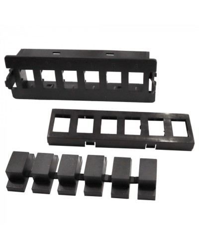 Вставка на 6 MPO адаптеров на место MPO кассеты LANMASTER (LAN-MCSP-6MPO) в Махачкале Патч-корды оптические Pintop.ru