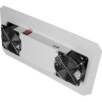 Панель вентиляционная с 2 вентиляторами TLK TLK-FAN2-GY