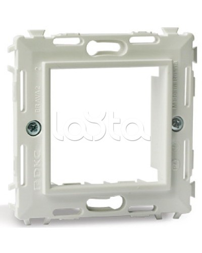 Каркас на 2 модуля (одноместный), слоновая кость DKC 75020SL в Махачкале Аксессуары для кабель-канала Pintop.ru