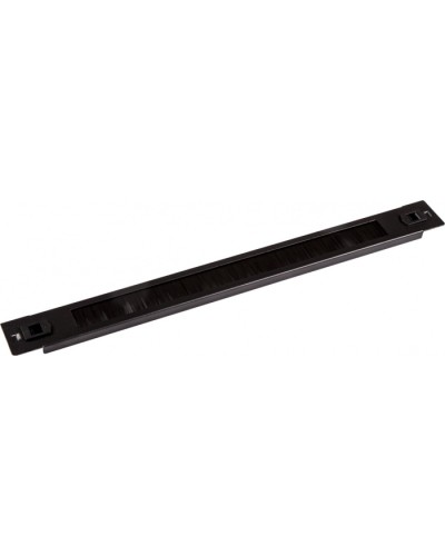 Панель 19 с щеточным вводом 1U, быстросъемная, черная LANMASTER LAN-DC-TLBRP-1U в Махачкале Аксессуары для стоек и шкафов Pintop.ru