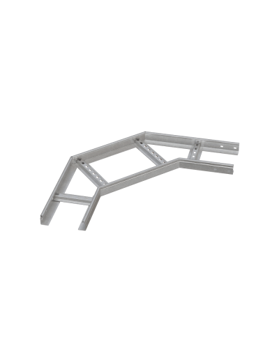 Угол лестничный горизонтальный 90 гр. 50х200х1,2 мм INOX304 N КМ-Профиль (LGL90-50-200-1.2 INOX304 N) в Махачкале Аксессуары для лотков Pintop.ru