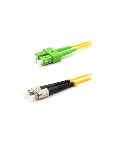 Патч-корд оптический переходной (SM), 9/125 (OS2), SC/APC-FC/UPC, (Duplex), PVC, 5м REXANT 50-2857-1 в Махачкале Патч-корды оптические Pintop.ru