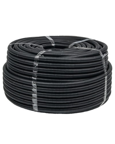 Труба гофр. негорючая безгалогеновая FRHF с протяжкой d20 мм (100 м) черная EKF-Plast (FRHF-20) в Махачкале Труба гофрированная Pintop.ru