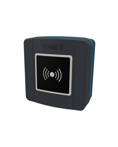 Накладной проксимити-считыватель для карт, брелоков и TAG-капсул Came 806SL-0300 - SELR1BDG, подключаемый к шине CXN с синей подсветкой (протокол Manchester), RAL7024 в Махачкале Считыватели Pintop.ru