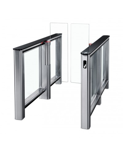 Турникет PERCo-ST-01 с крышками из закаленного стекла со створками Створки шириной 425 мм увеличенной высоты (1500 мм) в Махачкале Турникеты Pintop.ru