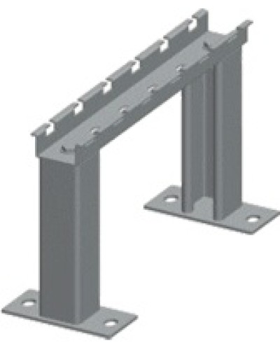 Рама напольная для лотка шириной 200мм LANMASTER LAN-MT-KR200-EZ в Махачкале Аксессуары для лотков Pintop.ru