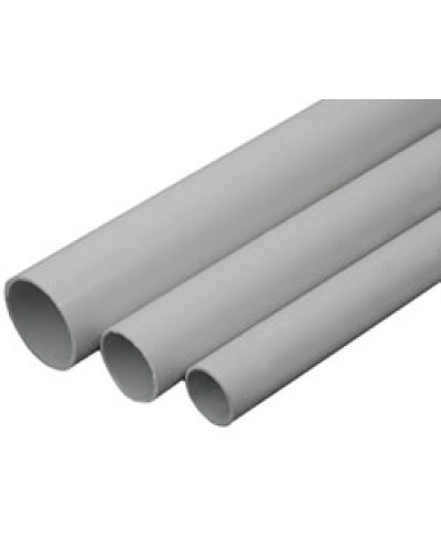 Труба HF FR гладкая тяжелая, серый, 20мм (3м) Экопласт 23020HFR-3 в Махачкале Гладкая труба Pintop.ru