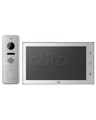 Комплектвидеодомофона CTV-DP4706AHD (белый) в Махачкале Комплекты домофонов Pintop.ru