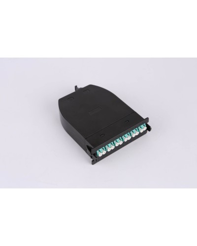 MPO кассета OM3, 12xLC, тип B, низкие потери, черная LANMASTER LAN-MCSB-1M-12LC/OM3 в Махачкале Коннекторы Pintop.ru