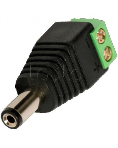 Разъем питания штекер 2.1х5.5 с быстрозажимной колодкой (50шт/уп) REXANT (14-0314-2) в Махачкале Коннекторы Pintop.ru