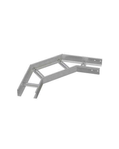 Угол лестничный горизонтальный 90 гр. 80х400х2,0 мм HD85 N КМ-профиль (LGL90-80-400-2.0 HD85 N) в Махачкале Аксессуары для лотков Pintop.ru