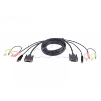 КВМ-кабель с интерфейсами USB, DVI-D Dual Link (1.8м) ATEN 2L-7D02UD