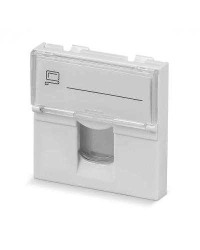 Вставка 45x45 (Mosaic) для 1 модуля формата Keystone Jack (арт.078604) Cabeus (FP-L-45-1M) в Махачкале Модули Keystone Pintop.ru