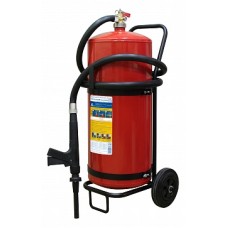 Огнетушитель ПОЖТЕХНИКА ОВП-50(з) МИГ летний (ФторПАВ) на съемн.тележке с перекр. стволом (баллон 62,5 л, ОТВ 50 л)