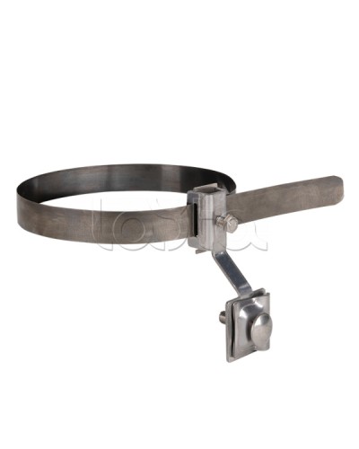Держатель для труб универсальный D=(0-200) мм CZ полоса нерж. cталь EKF PROxima (lp-33220-cz) в Махачкале Монтажные материалы Pintop.ru