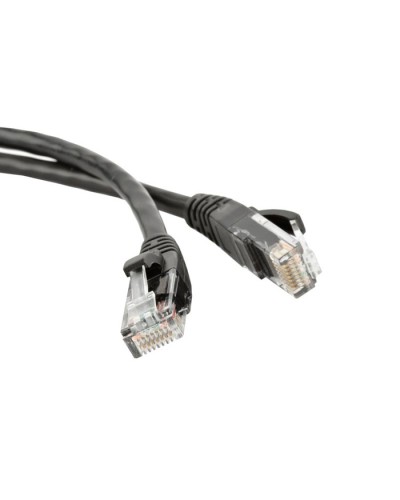Патч-корд RJ45 - RJ45, 4 пары, UTP, категория 5е, 3 м, черный, LSZH LANMASTER LAN-PC45/U5E-3.0-BK в Махачкале Патч-корды и пигтейлы Pintop.ru