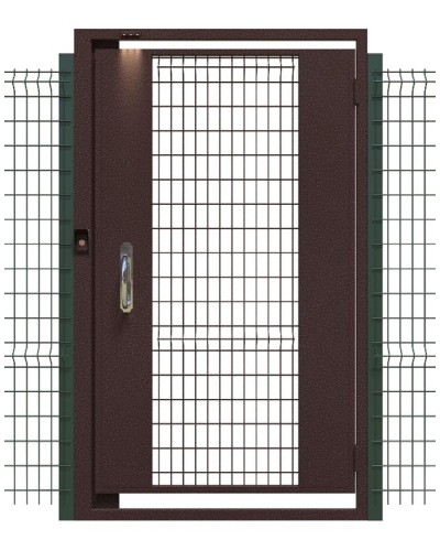 Калитка Стальная Наружная VIZIT-KСН-12-Пр в Махачкале Калитки Pintop.ru