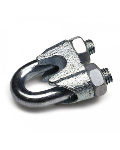 Зажим троса одинарный D5мм тип Слоник DIN 741 (100 шт/уп) Промрукав (PR08.3893) в Махачкале Держатели, клипсы, скобы Pintop.ru