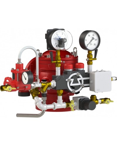 Узел управления спринклерный воздушный с электроклапаном Спецавтоматика УУ-С150/1,6Вз (Э24)-ВФ.О4-01 в Махачкале Дополнительное оборудование пожаротушения Pintop.ru