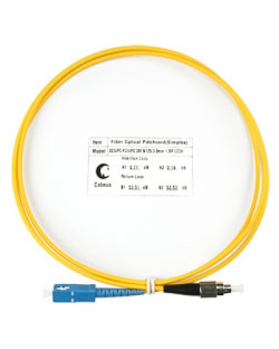 Шнур оптический simplex SC-FC 9/125 SM 1.5 м LSZH в Махачкале Патч-корды оптические Pintop.ru