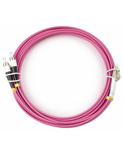 Шнур оптический duplex LC-FC 50/125 mm OM4 5м LSZH Cabeus FOP-50-OM4-LC-FC-5m в Махачкале Патч-корды оптические Pintop.ru