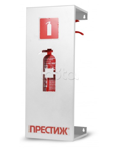 Подставка ПОЖТЕХНИКА Подставка настенная под огнетушитель ПРЕСТИЖ белый в Махачкале Аксессуары для огнетушителей Pintop.ru