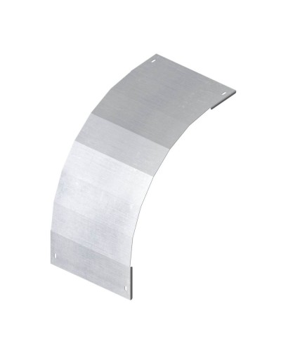 Крышка на угол вертикальный внешний 90 градусов, 100х600 R600, горячеоцинкованная DKC (LKO1660KHDZ) в Махачкале Аксессуары для лотков Pintop.ru