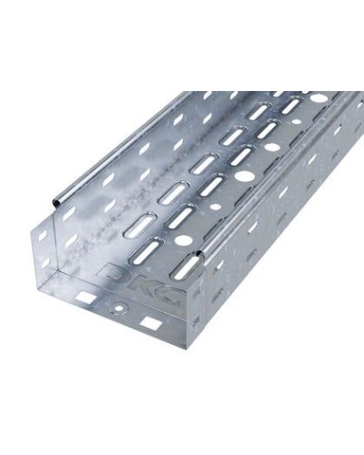 Лоток перфорированный 150х100 L 2000, горячеоцинкованный DKC 35332HDZ в Махачкале Кабельные лотки Pintop.ru