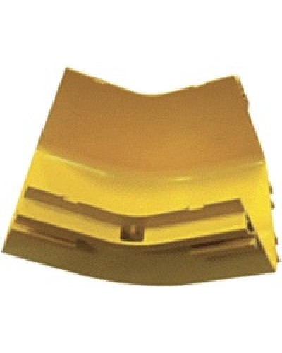 Изгиб 45° оптического лотка внутренний 120 мм, желтый LANMASTER LAN-OT120-IC45 в Махачкале Аксессуары для кабель-канала Pintop.ru