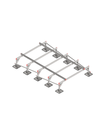 Опорная конструкция для установки оборудования TECHNORAPTOR STEELFOOT 2000х3000 тип 2 КМ-профиль (KM-TR-STF-SSEI-2000-3000-2) в Махачкале Системы видеонаблюдения Pintop.ru