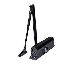 Доводчик NOTEDO DC-180 Лёгкий характер EN5/6/7, с рычажной тягой (чёрный)