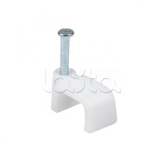 Скоба крепежная квадратная (плоская) (9мм.) (50шт.) EKF PROxima (plcn-ss-9)