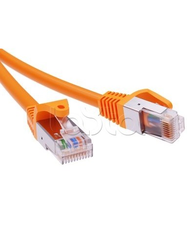 Патч-корд экранированный CAT6A F/UTP 4х2, LSZH, оранжевый, 10м DKC RN6AFU4500OR в Махачкале Патчкорды (медные) Pintop.ru