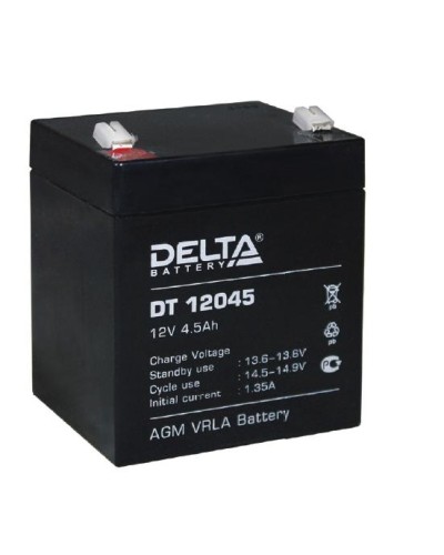 Аккумулятор свинцово-кислотный Delta DT 12045 в Махачкале Электротехническое оборудование Pintop.ru